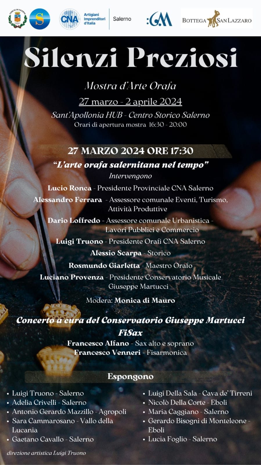 Programma inagurazione 27 marzo