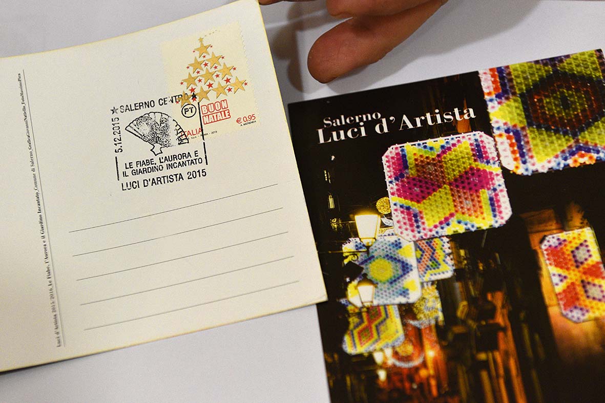 Annullo filatelico speciale per Luci d'Artista