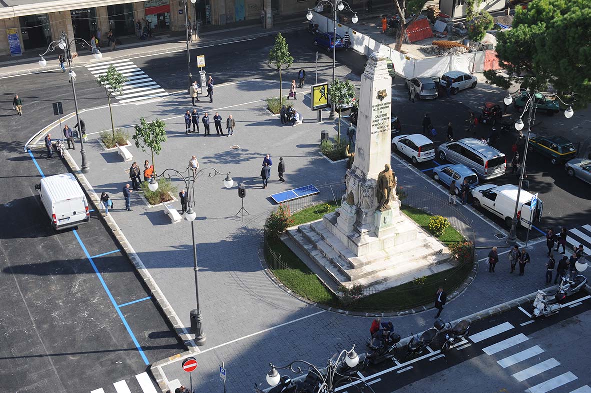 Inaugurata la nuova Piazza Vittorio Veneto