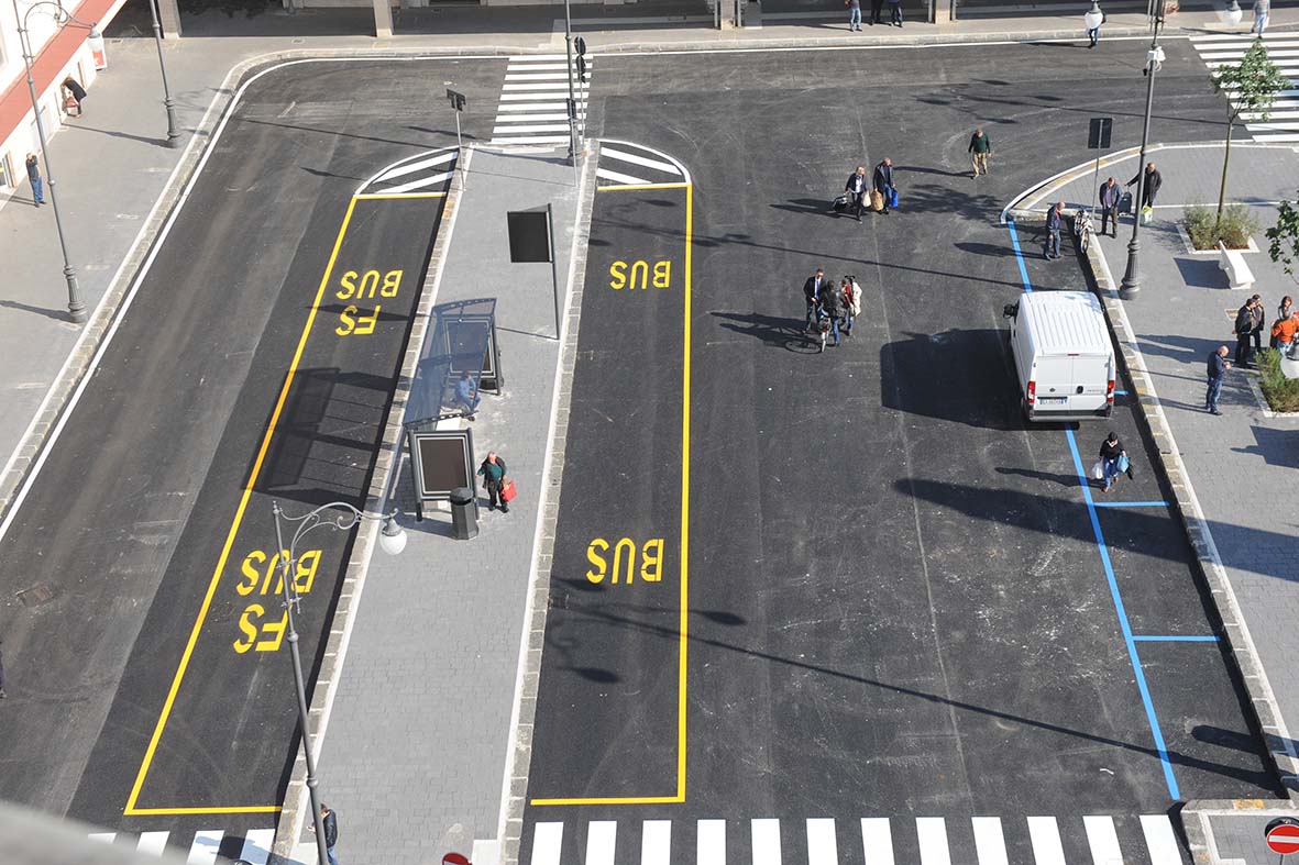 Inaugurata la nuova Piazza Vittorio Veneto