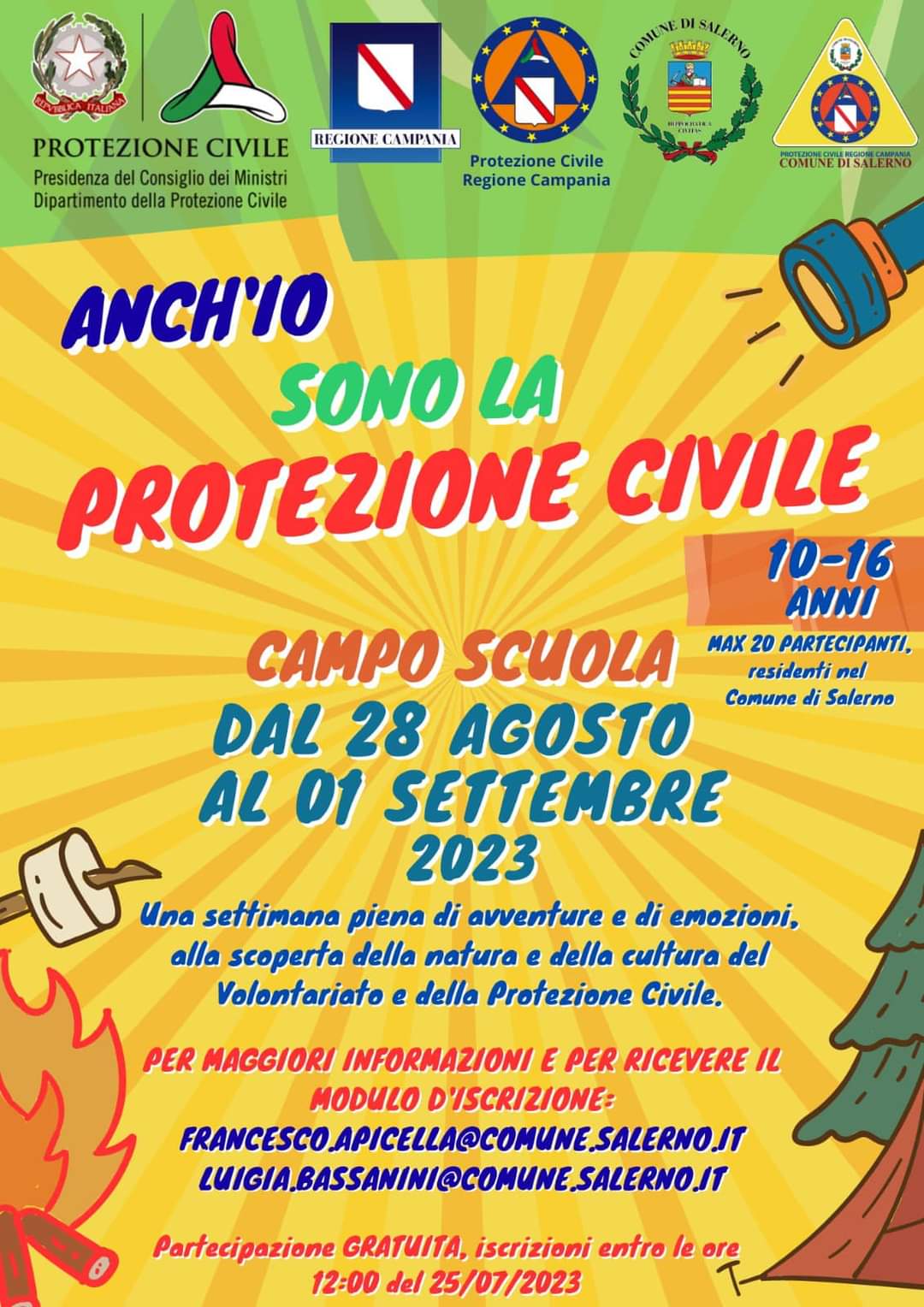 Campo Scuola Prot. Civile