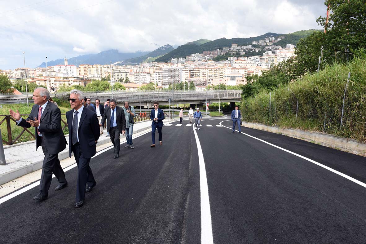 Inaugurato il nuovo tratto stradale di via Magnone
