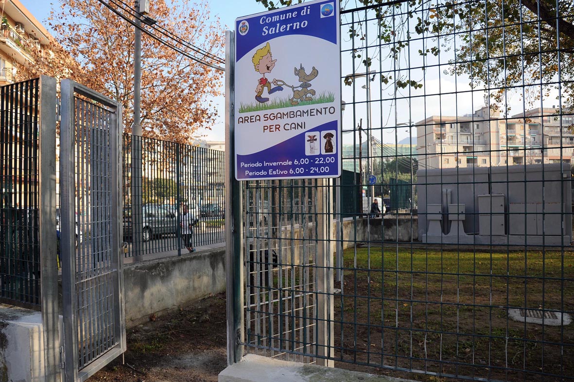 Una nuova area di sgambamento al Parco del Mercatello