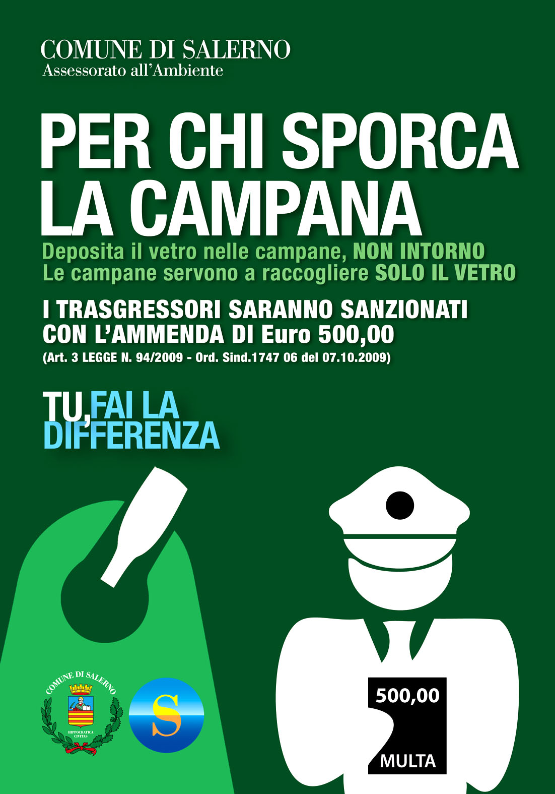 La nuova campagna di sensibilizzazione alla raccolta differenziata
