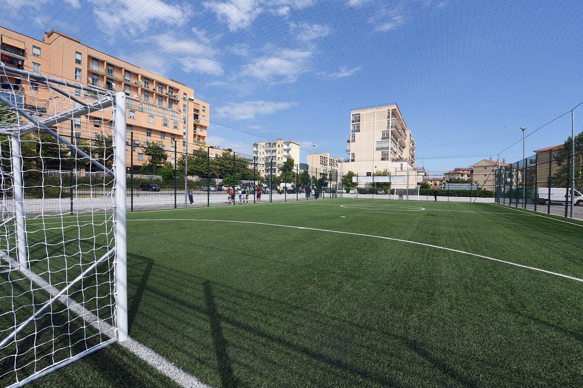Inaugurazione nuovo campo di calcetto via Picarielli