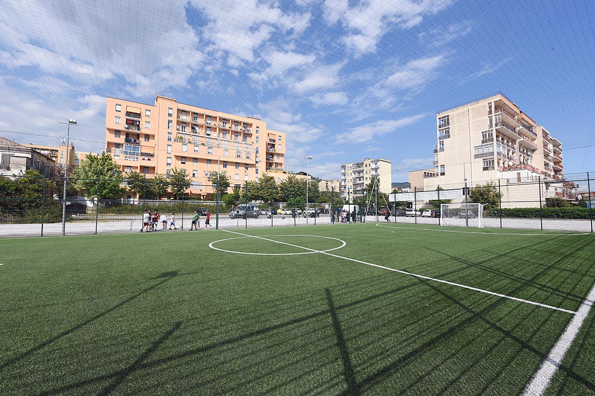 Inaugurazione nuovo campo di calcetto via Picarielli