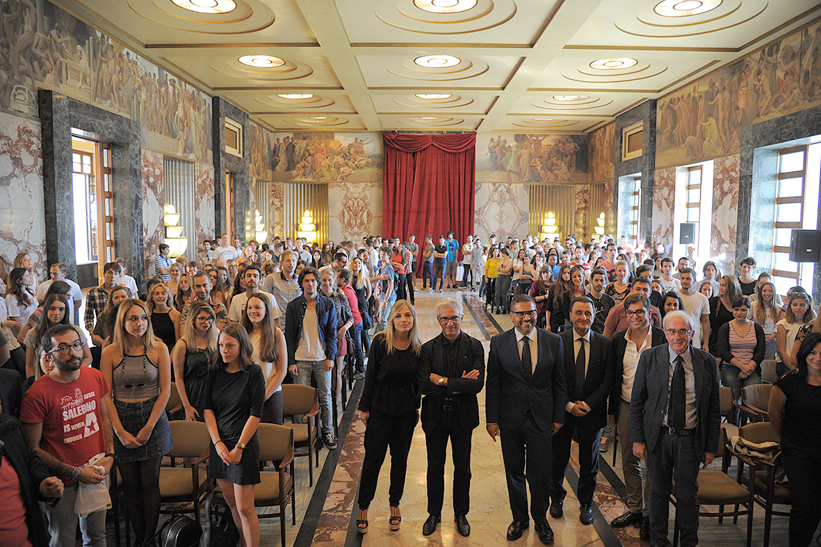 Il Sindaco Napoli e il Rettore Tommasetti incontrano gli studenti Erasmus