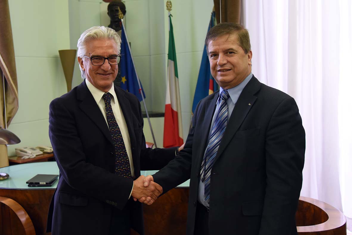 Il Ministro della Sanita' palestinese in visita a Palazzo di Citta'