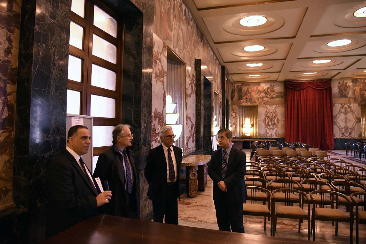 Il Ministro della Sanita' palestinese in visita a Palazzo di Citta'