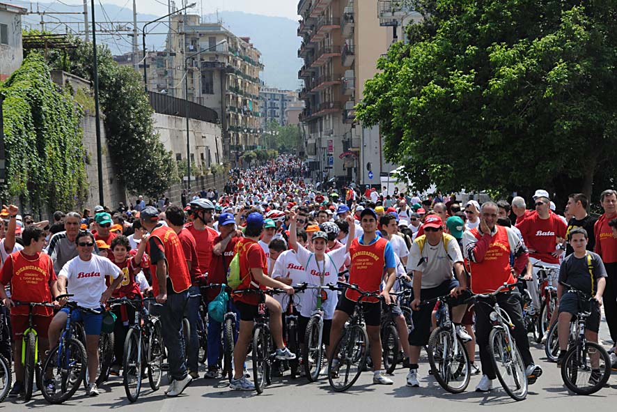 Pedalando per la citt 2010, Salerno 23 maggio 2010