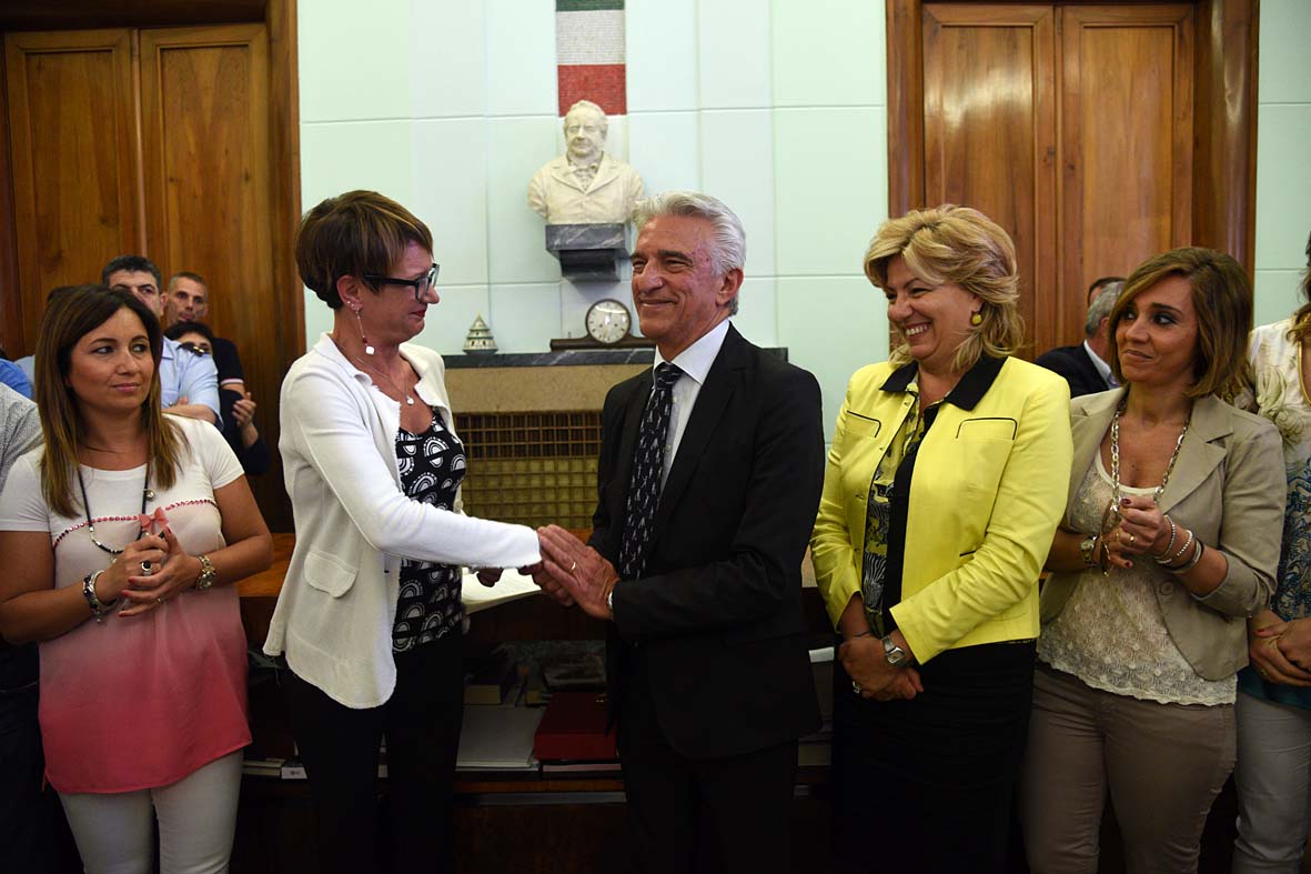 La proclamazione del Sindaco Vincenzo Napoli