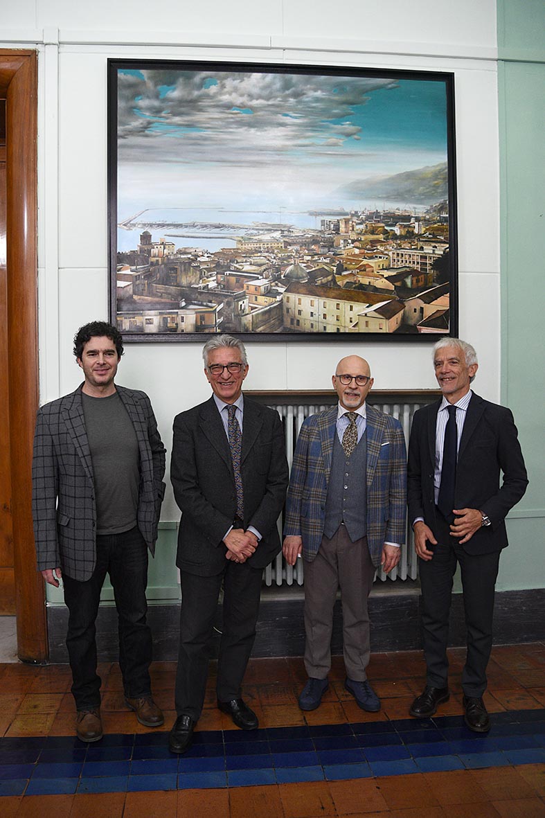 Al Comune di Salerno un'opera dell'artista Simone Piccioni