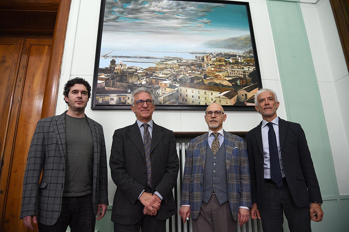 Al Comune di Salerno un'opera dell'artista Simone Piccioni