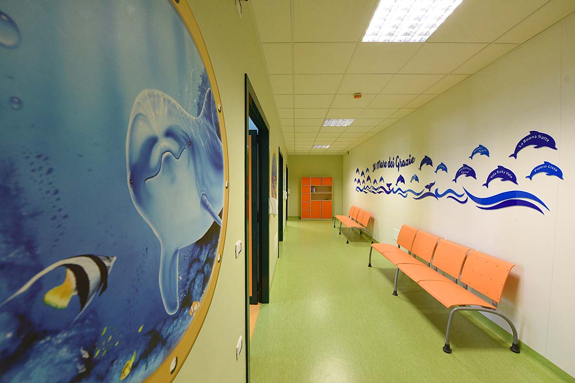 Un Reparto di Radioterapia Pediatrica dell'Ospedale di Salerno