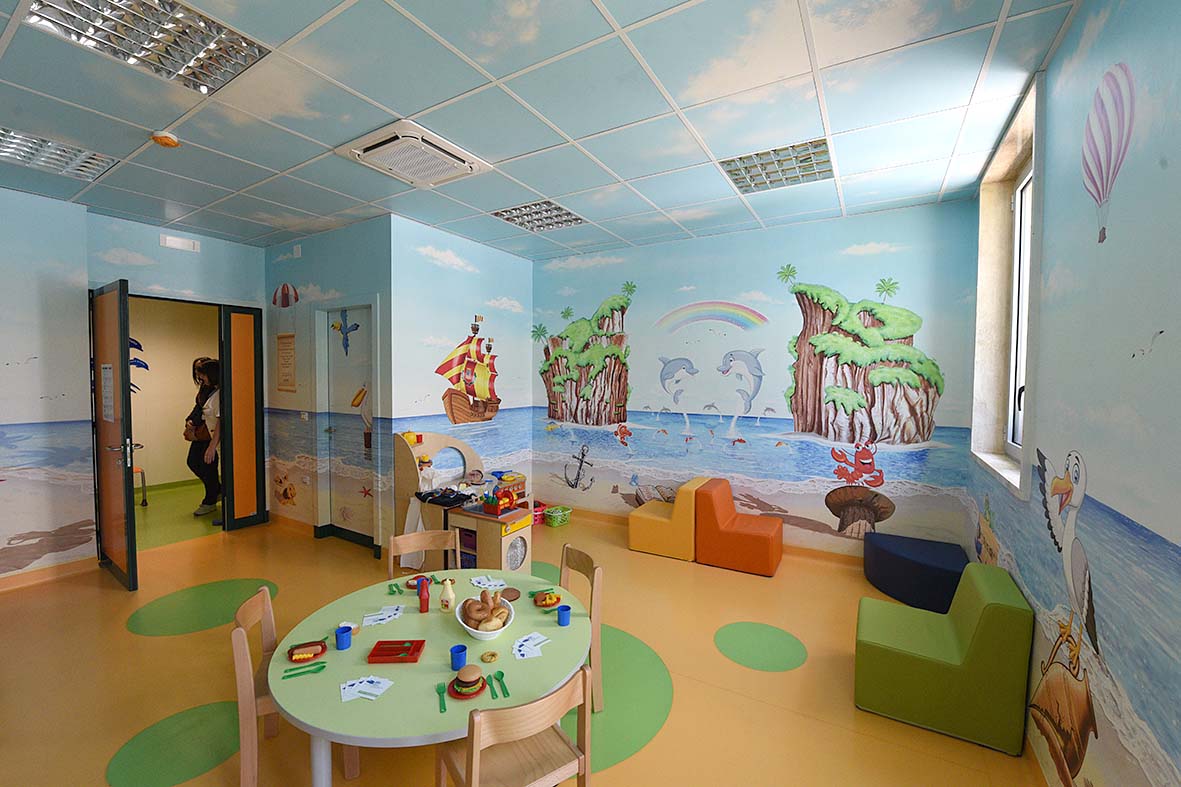 Un Reparto di Radioterapia Pediatrica dell'Ospedale di Salerno