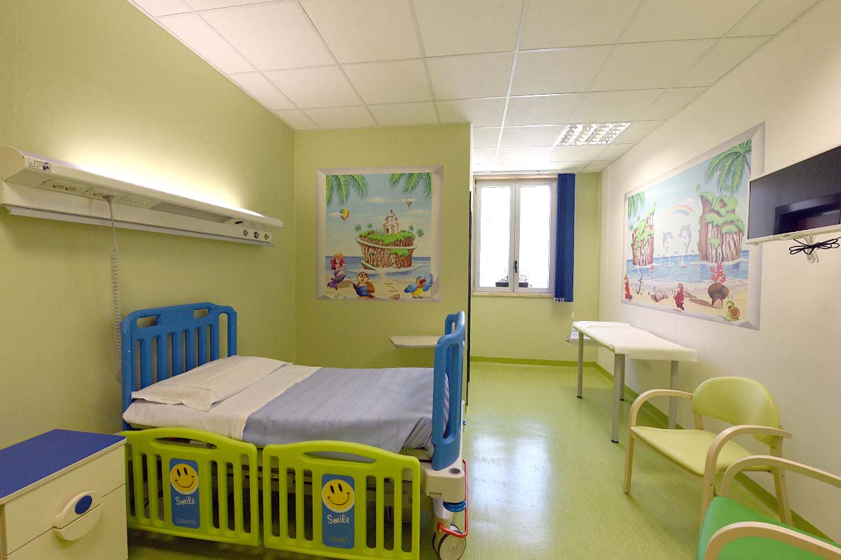 Un Reparto di Radioterapia Pediatrica dell'Ospedale di Salerno
