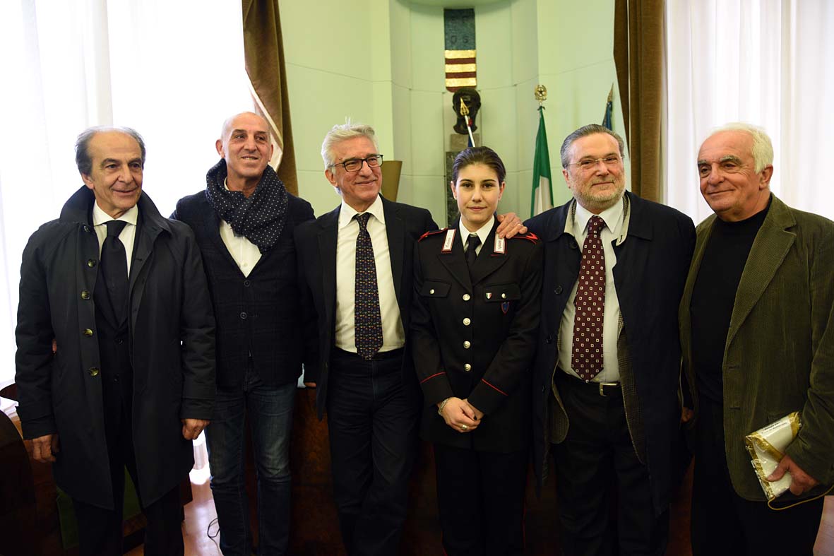 Il Sindaco Napoli riceve la schermitrice salernitana Rossella Gregorio