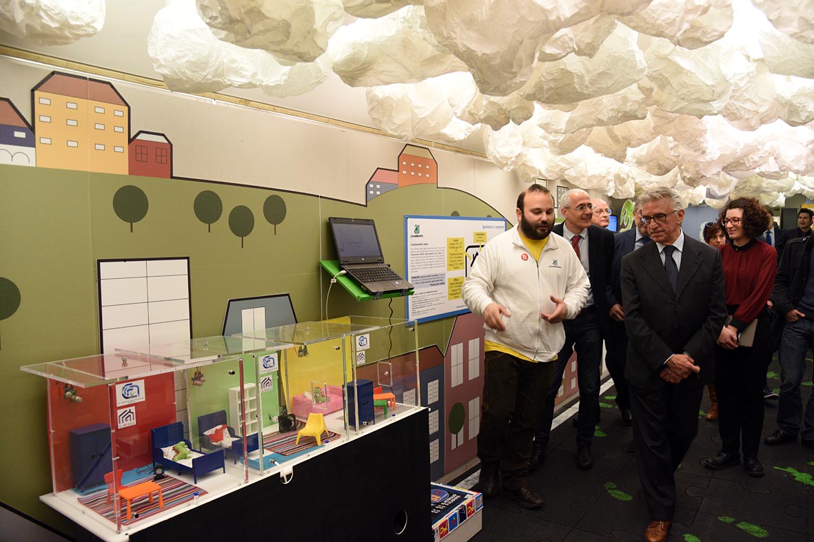 Il Sindaco ff Napoli sul Treno Verde di Legambiente